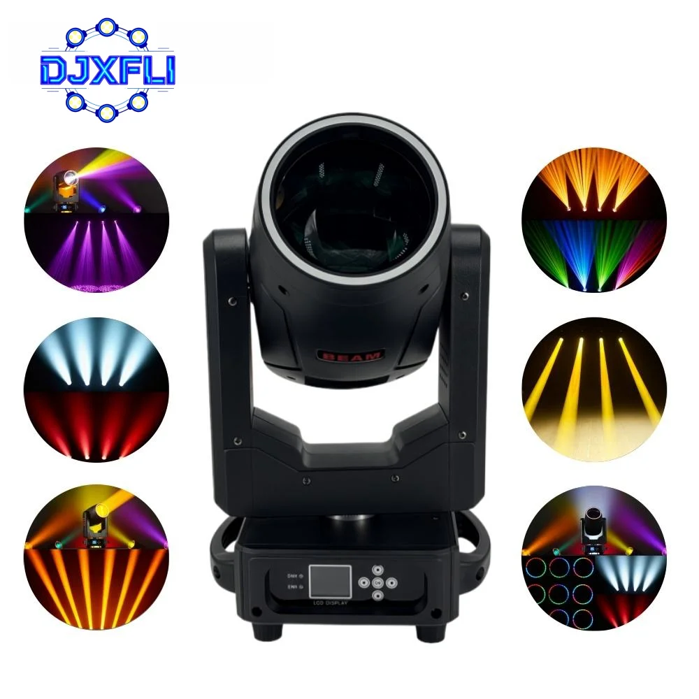 295W Spotlight LED Ring 14R Moving Head Beam Light DMX512 DJ Disco Bar Party Christmas Wedding Concert Stage Effect Lighting