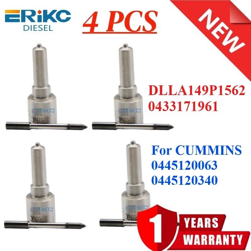 

Форсунка топливной форсунки 0433171961, дизельная форсунка DLLA149P1562 0 433 171 961 для CUMMINS IPL26 ZIRIS20S 0445120063 0445120340