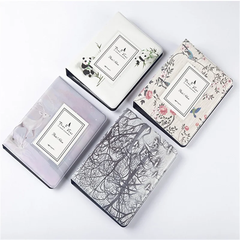64 جيوب 3 بوصة بولي كلوريد الفينيل ألبوم صور صغير ل Fujifilm Instax كاميرا فيلم حامل بطاقة صور يحمل كتاب جمع الألبوم