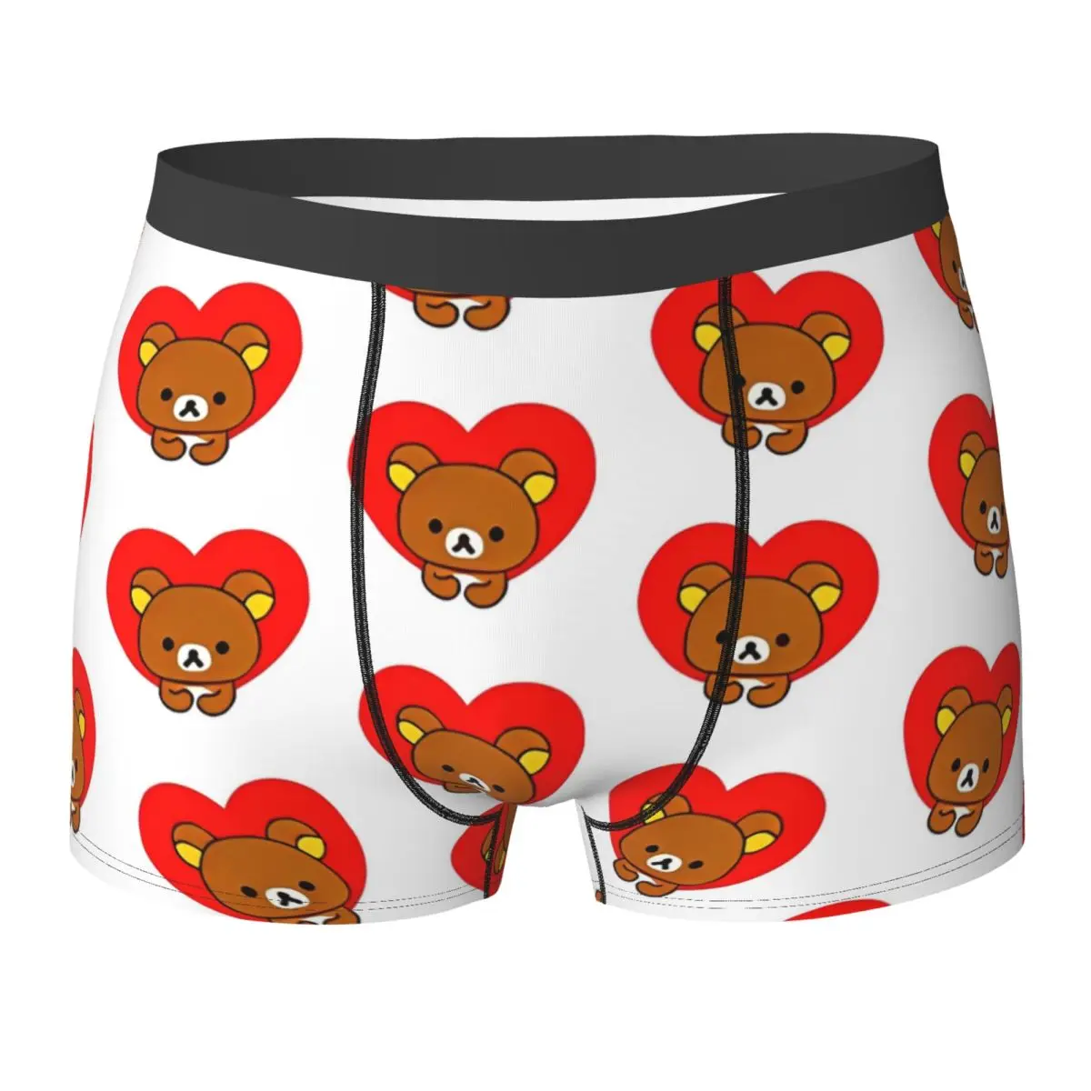 

Rilakkuma Cartoon Underwear Print Trunk Hot Sale Males Panties Comfortable Boxer Brief Gift Idea