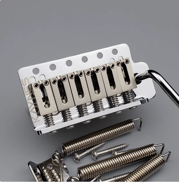 Fanta 52.5mm Electric Guitar Single Shake Bridge Straightening System Silver Gold KY01