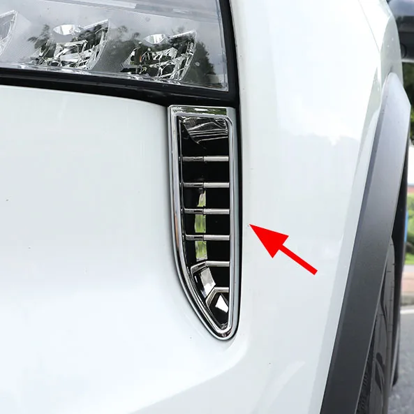 

Для Nissan X-Trail T33 2023-2026/ Rogue 2021-2023 хромированный передний бампер, вентиляционная решетка, накладка на решетку