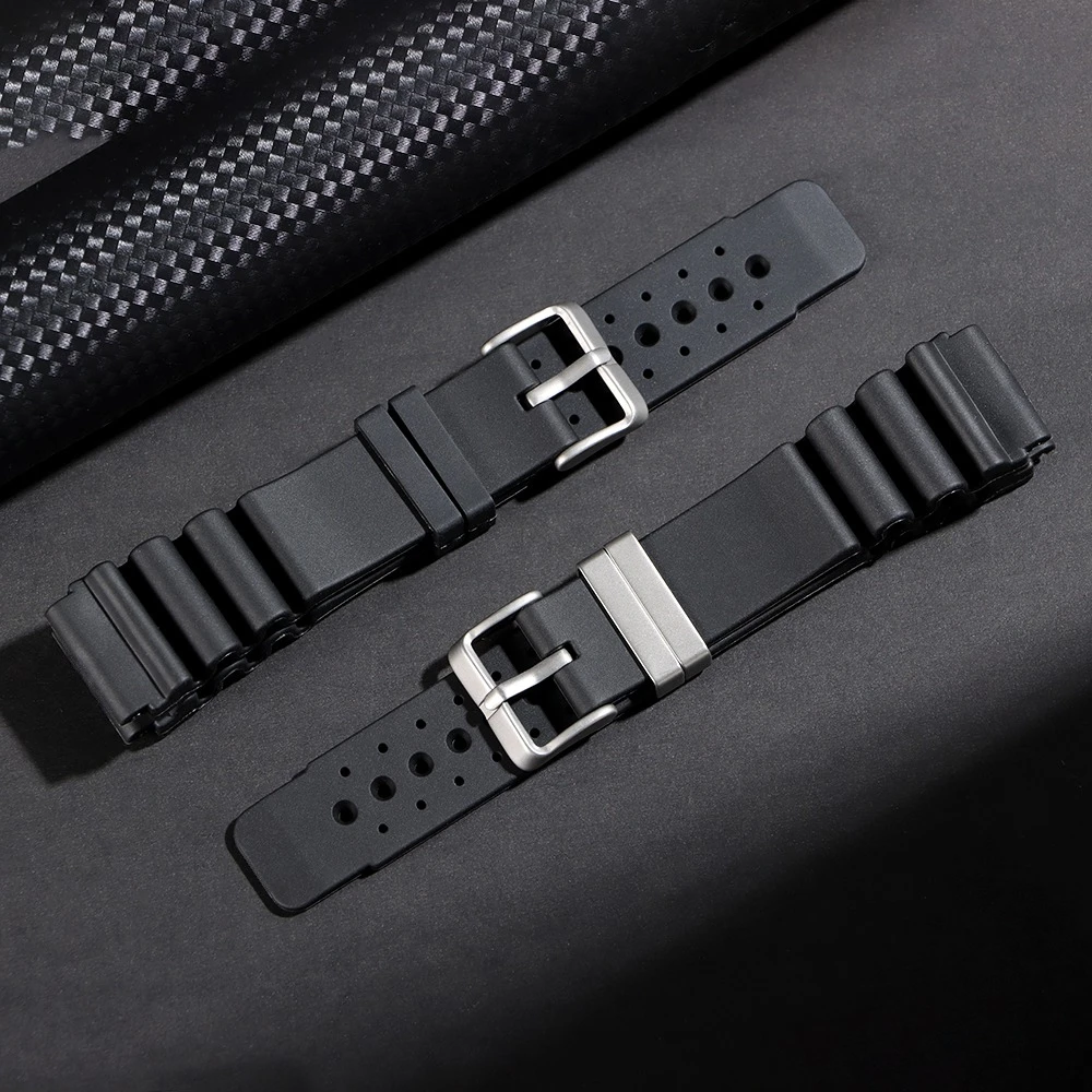 Silicone Watch Strap 20mm 22mm - Citizen Watch Promaster ulasan dan harga