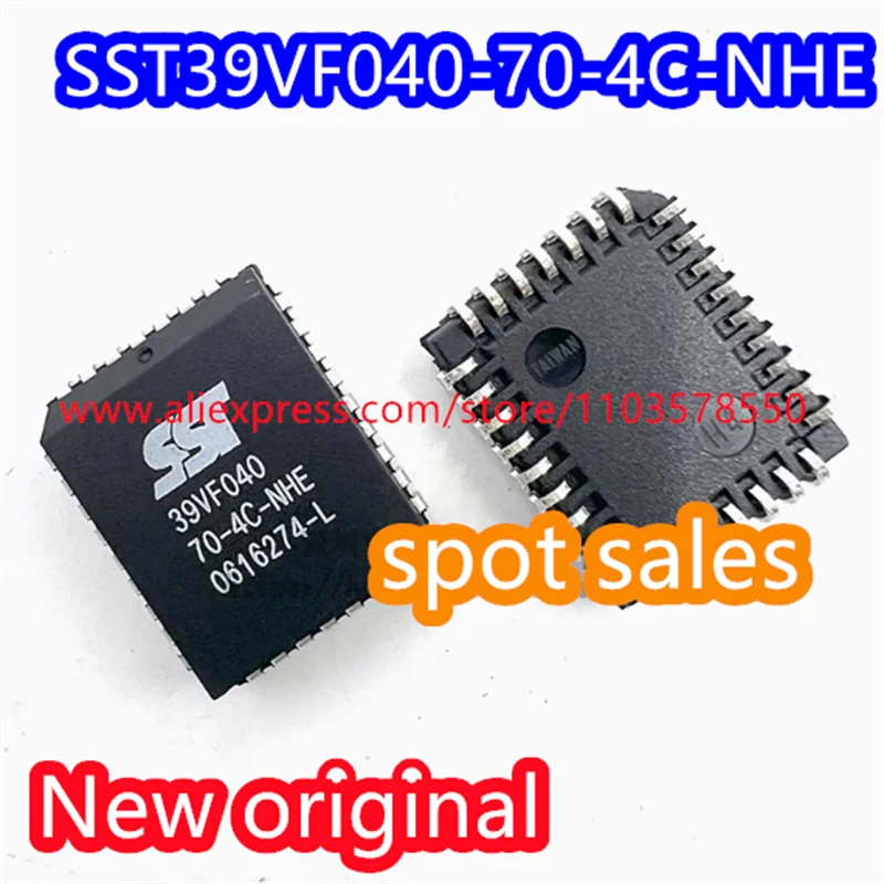 10PCS NEW  SST39VF040-70-4C-NHE SST39VF040 package PLCC32 chip 39VF040-70-4C-NHE memory flash, 4 Mbit, 512K x 8-bit 1 kHz