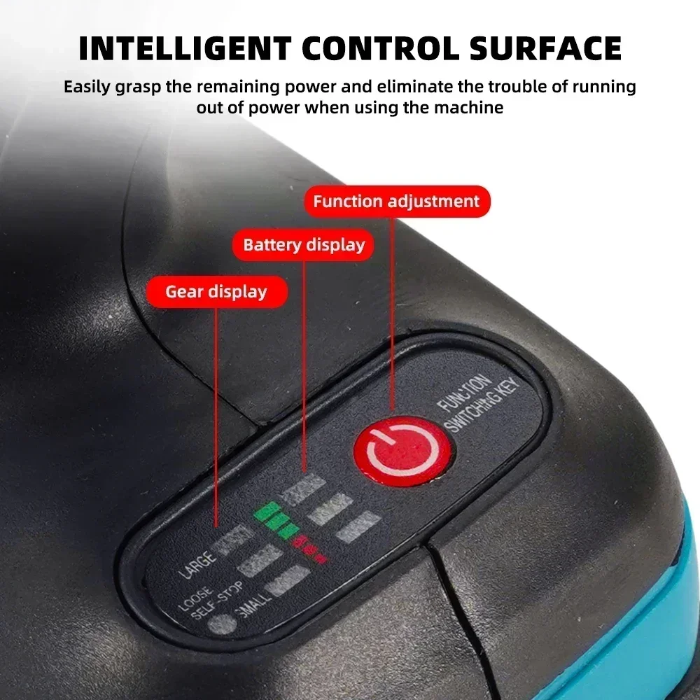 Makita DTW600 3100IPM 18V Cordless Wrench 1/2Inch Brushless Screwdriver Rechargable Electric Screwdriver Vehicle Service Tool - view 5