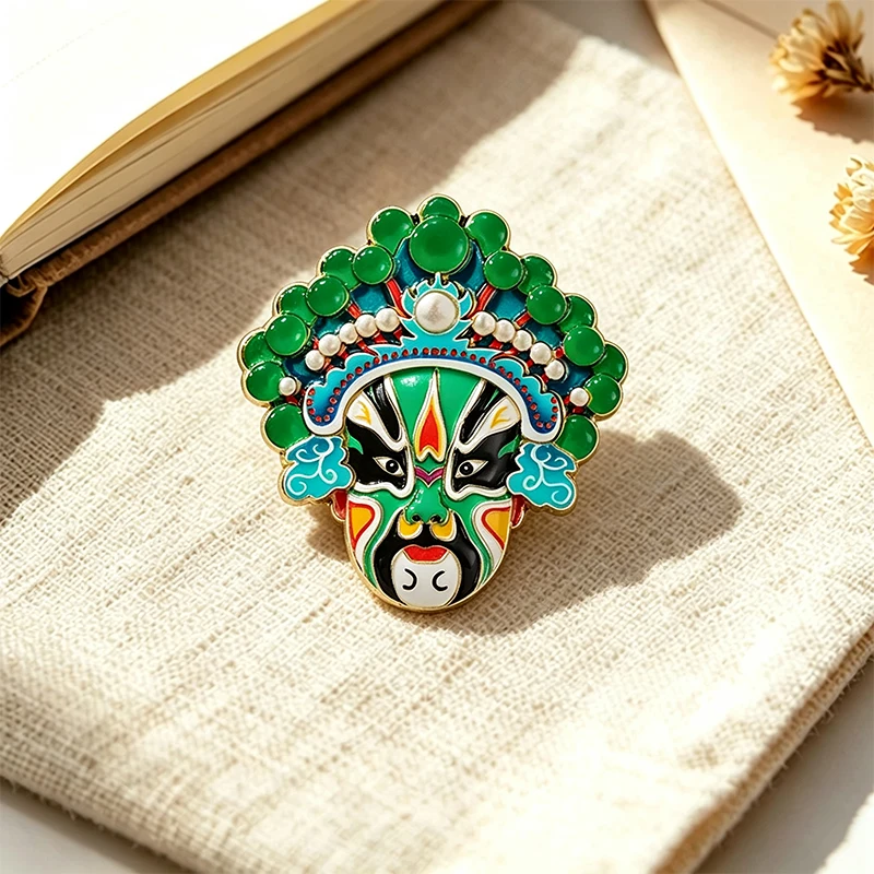 Lovely Operal Face Pins 6-style Women Men Character Enamel Metal Brooch Pin On Clothes Bags Badge Fashion Accessories Gifts