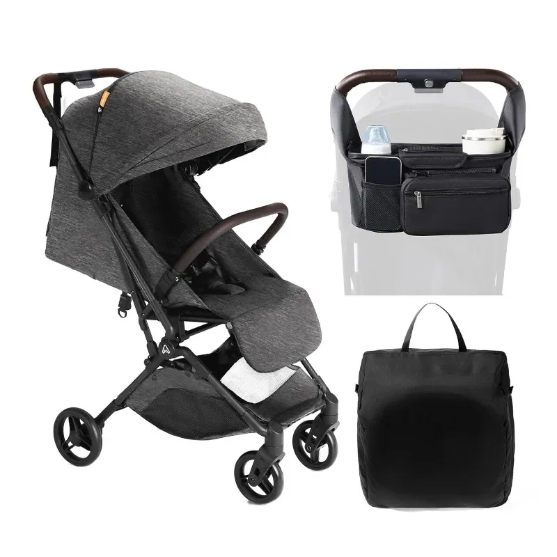 

Baby Stroller with Storage Bag Mom's Choice Gold Award Winner, Suitable for Airplane Travel, One-hand Folding Toddler Stroller