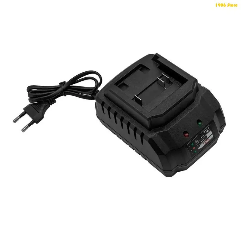U1JB Universal 21V Electric Cordless Power Tool Lithium Battery Chargers Base with LED Replacement High Efficiency