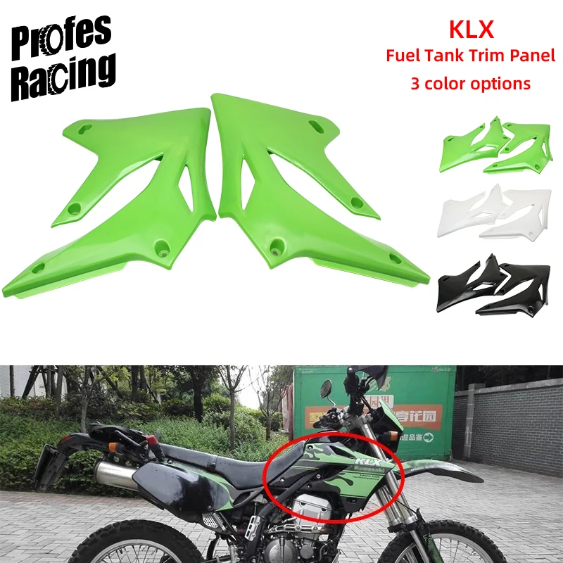 

Fuel tank Body Plate Guard Side Fairing Cowl A Pair ABS Front Side Cover For Kawasaki KLX250 KLX300 1993 - 2007 KLX 250 300