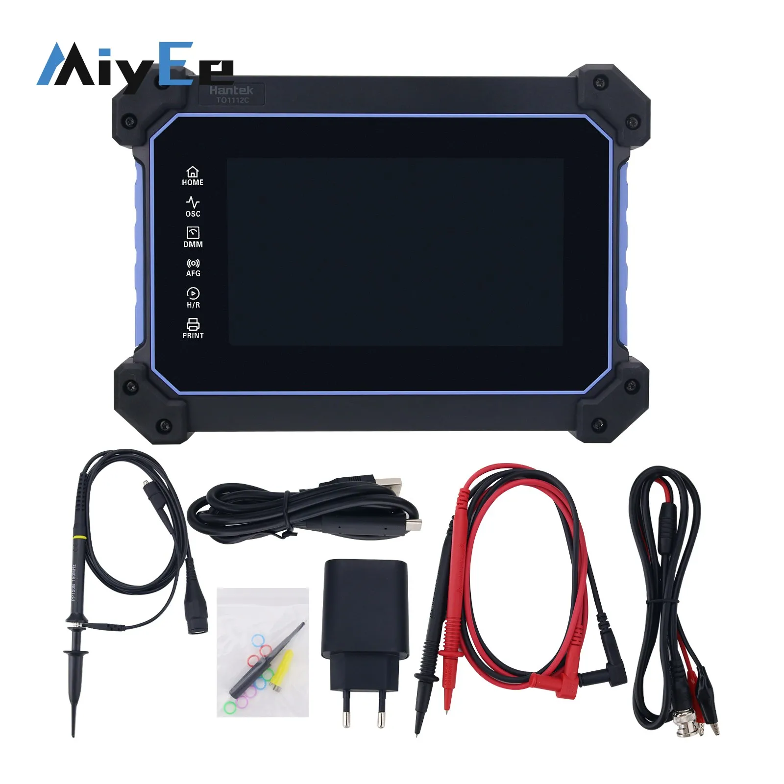 Hantek TO1112C Multi-Functional Touch Screen Digital Oscilloscope Support Fast Charging Handheld Oscilloscope