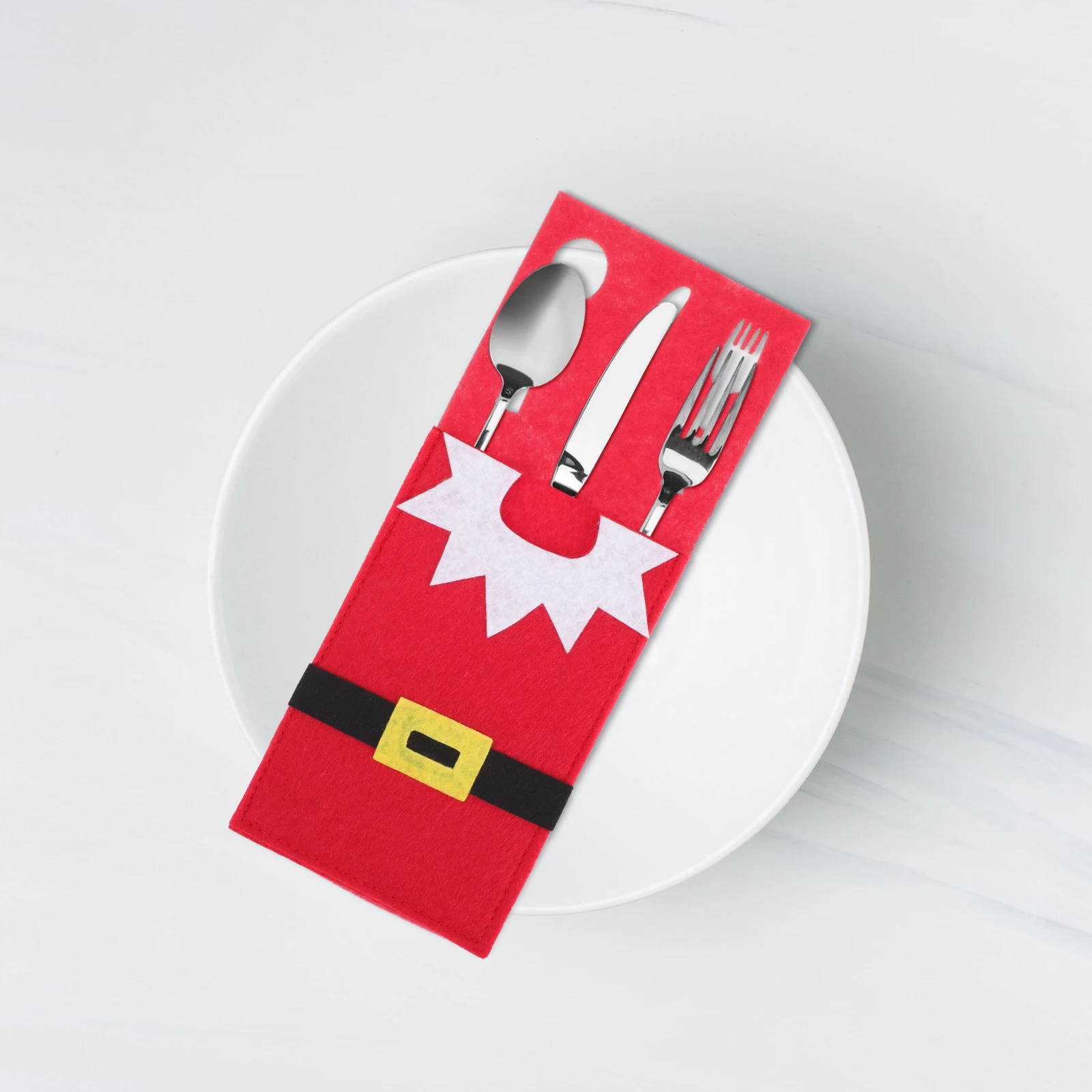 

8 Pcs Cutlery Bag Table Decoration Spoon Holder Fork Pocket Thanksgiving Silverware Bags Tableware Holders