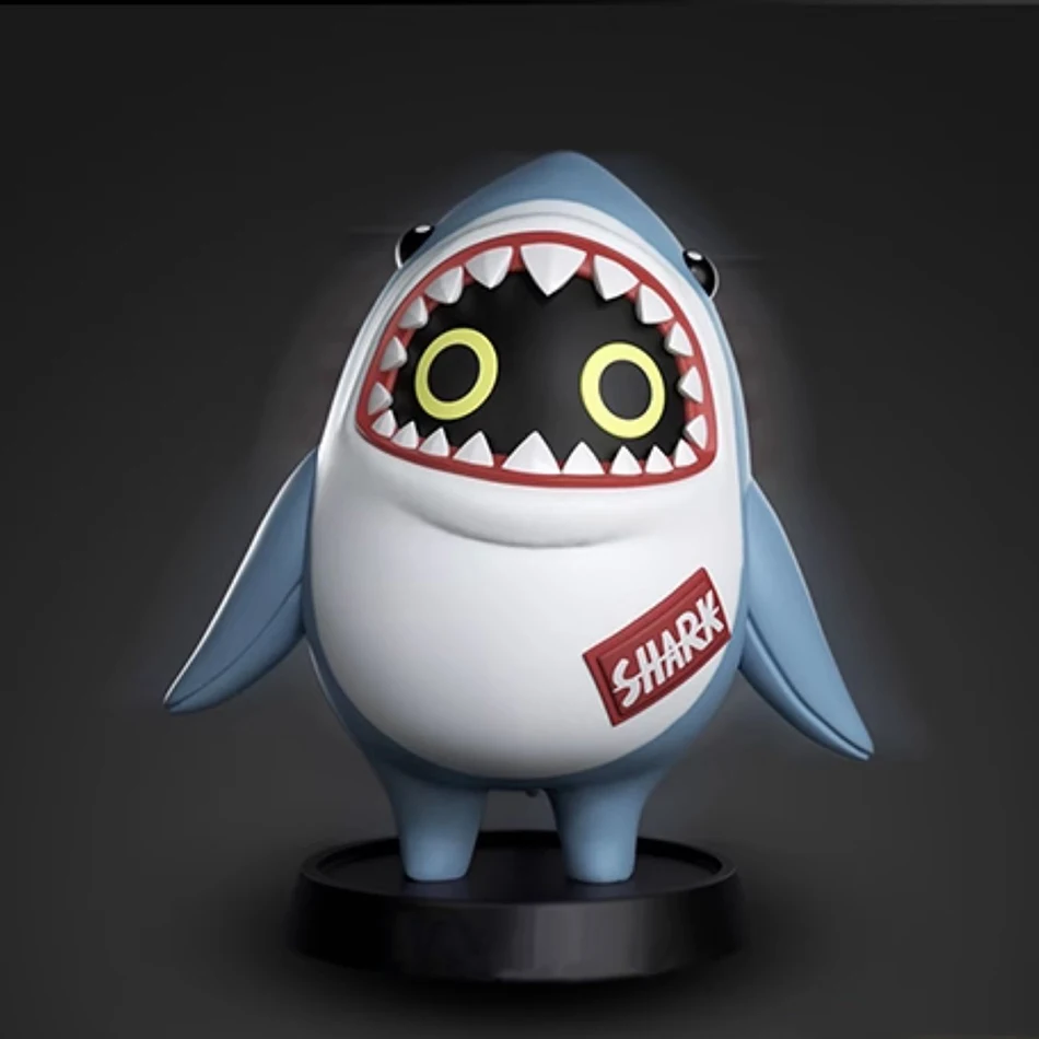 Jogo zenless zona zero figura bangboo eOUS sharkboo amillion anime acessórios pvc borracha macia estatueta ornamento brinquedos boneca presentes