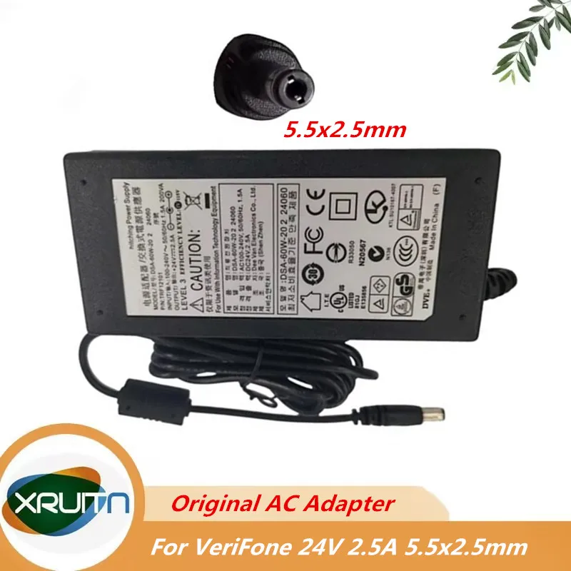 

Оригинальный импульсный источник питания для массажера VeriFone OSIM 24 В, 2,5 А, 60 Вт, адаптер переменного и постоянного тока DSA-60W-20, зарядное устройство