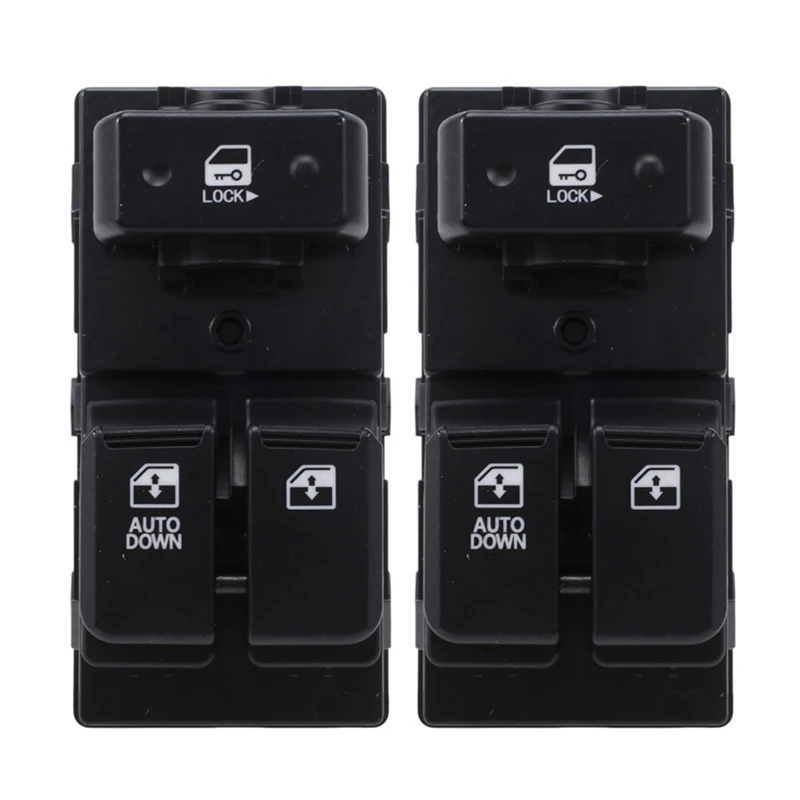 Car Window Lift Switch Accessories Parts (Front Left) 93571-4H110 For HYUNDAI H-1 Cargo (TQ) 2008-2011 2PCS