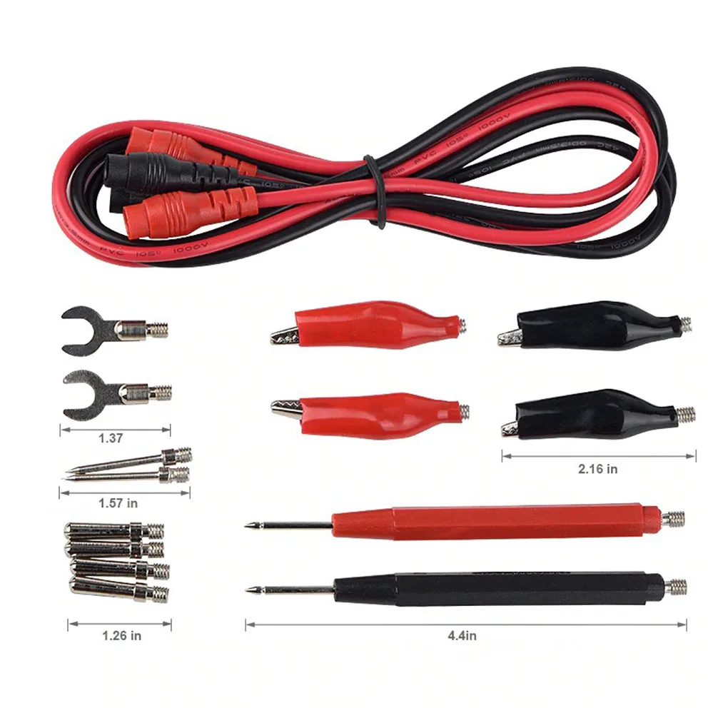 1 Set Multimeter Testing Probe Flexible Double Layer Dustproof Anti-corrosive Replacing Tester Needle Accessories