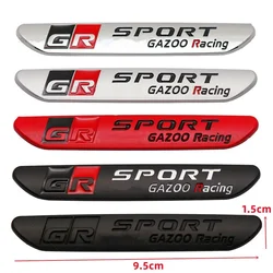 1 pz 3D metallo GR Sport Gazoo Racing Side Fender Emblem posteriore Boot Trunk Badge Sticker per Toyota GRsport C-HR RAV4 Corolla Camry