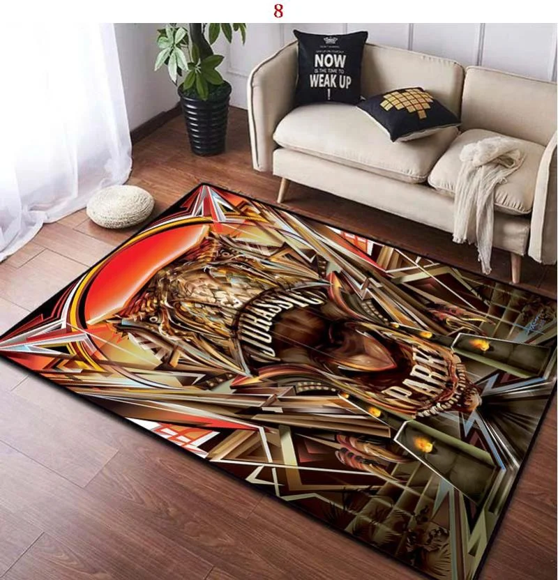 Jurassic Park Carpet Kids Carpets Living Room Tea Table Mats Bedroom Rug Washable Floor Mats Household Mat Dinosaur Carpet Decor