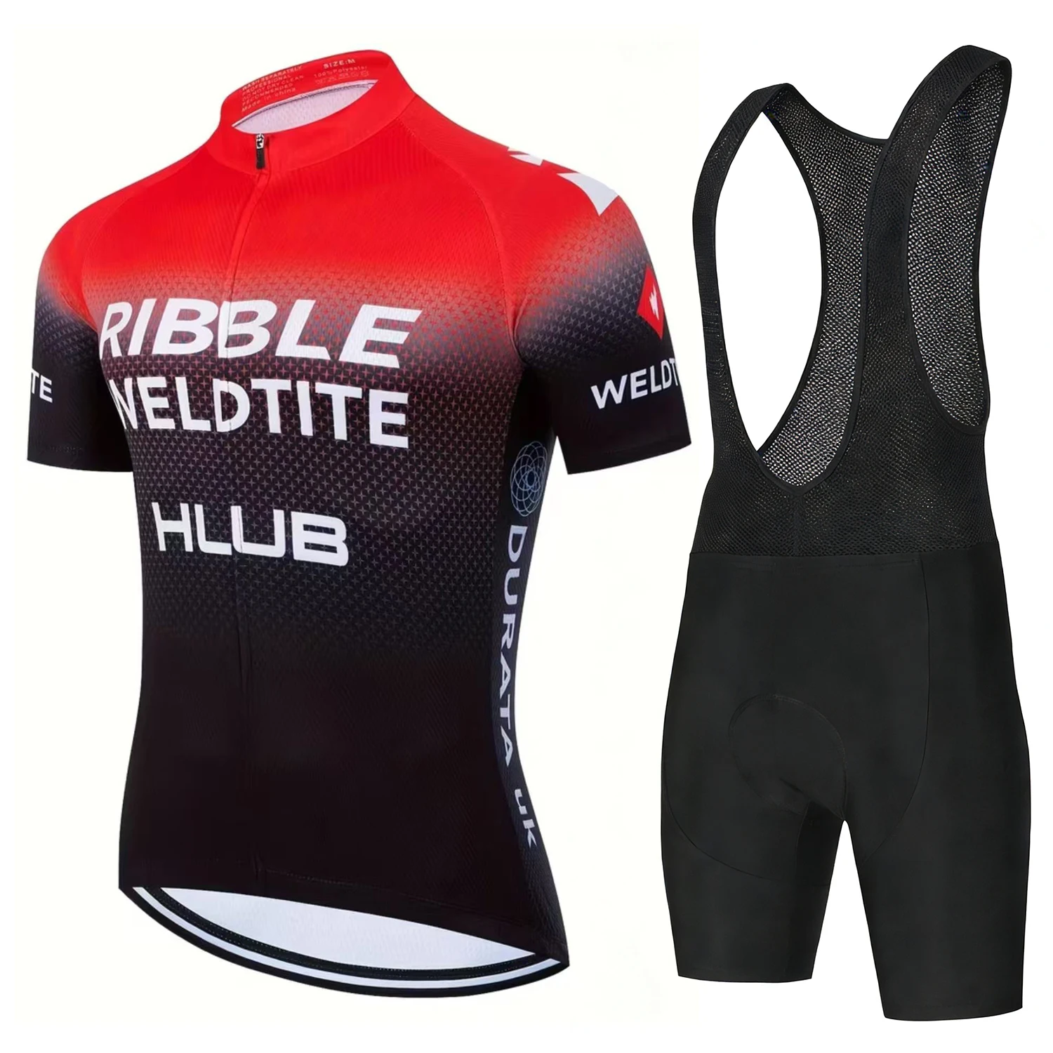 Herren-Radtrikot MTB Fahrradbekleidung Rennrad-Sportsets für Männer Trägerhosen Mountainbike-Trikots Sommer-Jacken-Set