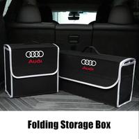 Car Trunk Storage Bag Organizer Sundries Stowing Tidying Box For AUDI A1 A3 A4 A5 A7 A8 Q3 Q5 Q7 S3 S4 S5 S6 S7 A4L Accessories