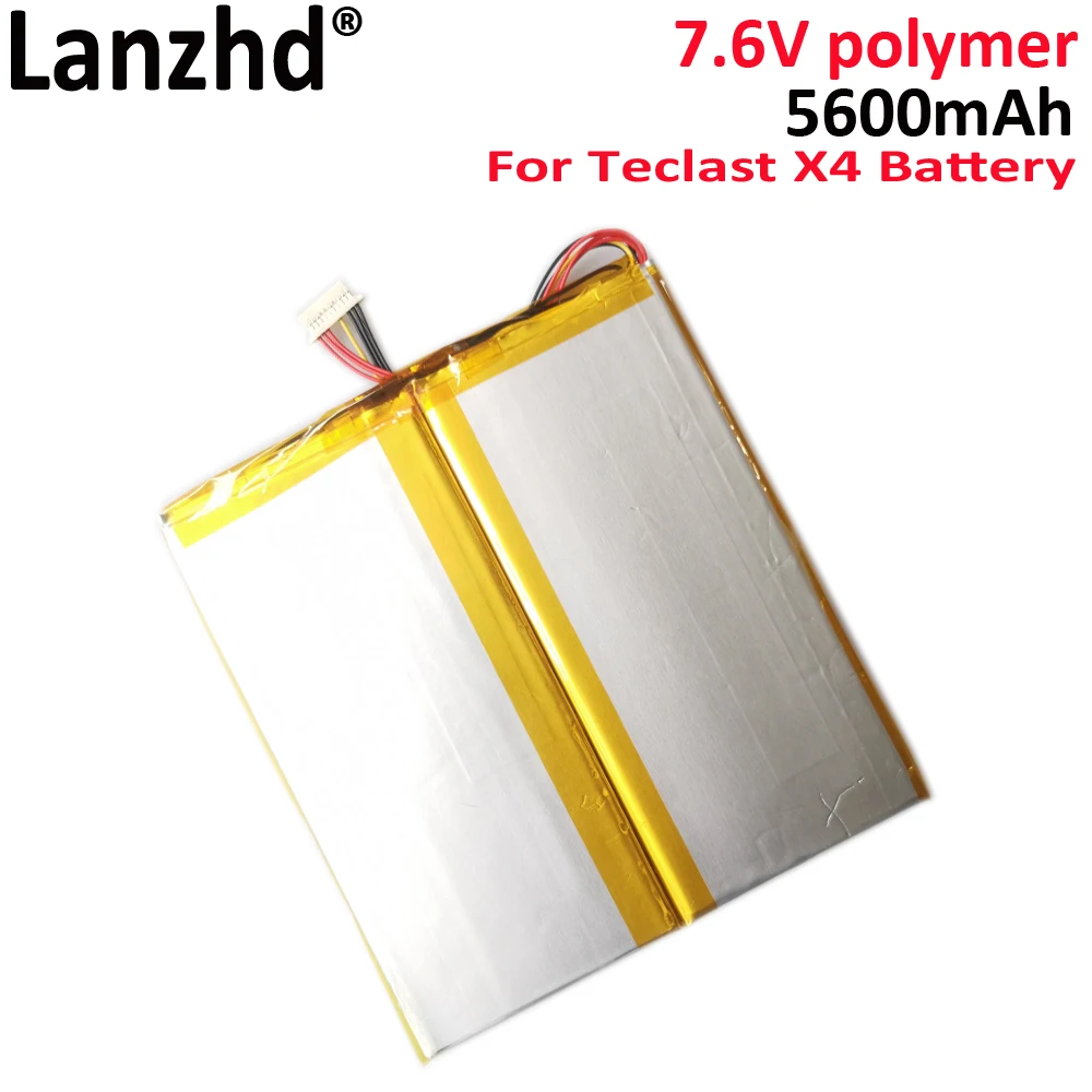 بطارية 7.6 فولت جديدة H- 28125140 P لجهاز الكمبيوتر المحمول Teclast X4 المحمول والكمبيوتر اللوحي تراكم 7 أسلاك التوصيل 5600 مللي أمبير في الساعة