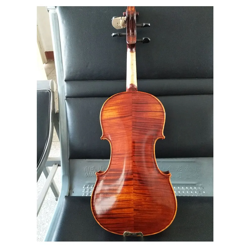 

High Grade 4/4 Full Size Beginner Acoustic Violin Premium Solid Wood Stringed Musical Instrument For School Practice Use