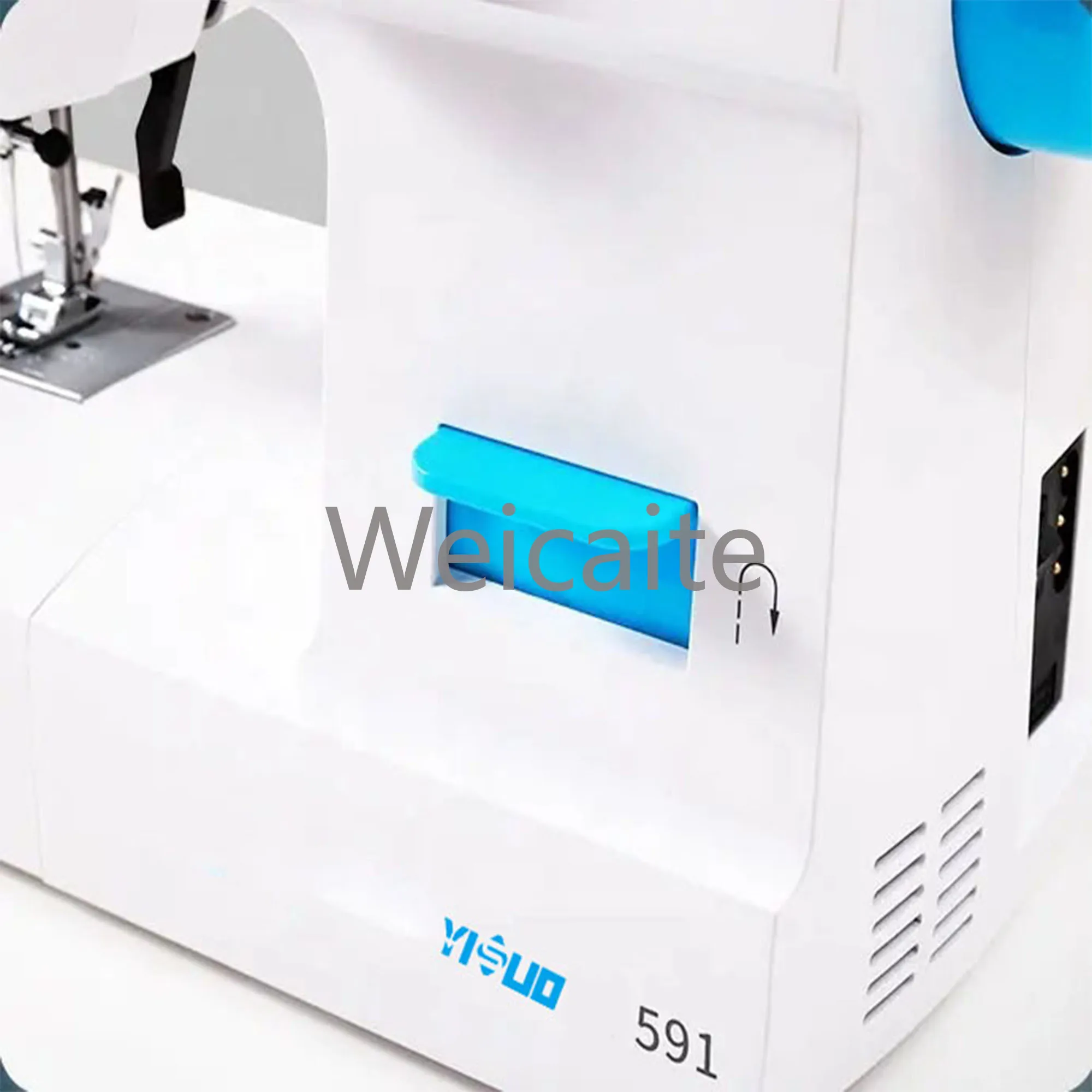 Ys 591 novo ponto resistente doméstico portátil mini máquina de costura elétrica manual de alta qualidade mini máquina de costura