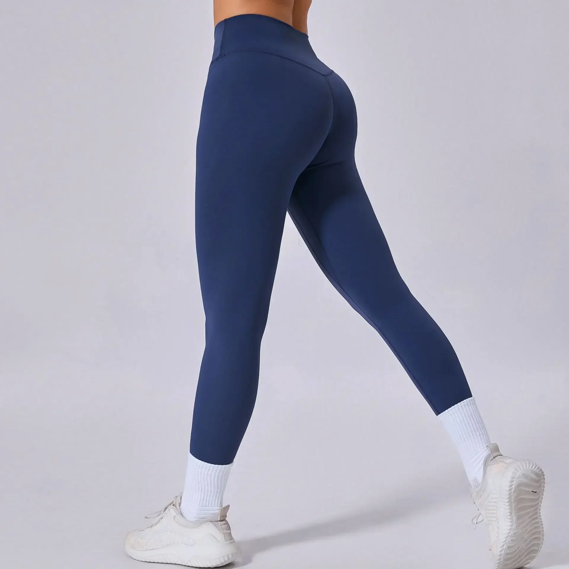 Gym Legging Women Sports Tights Push Up Yoga Pants 2025 New Leggins Deportivo Mujer Coffee Blue Army Green Navy Rose Red Black