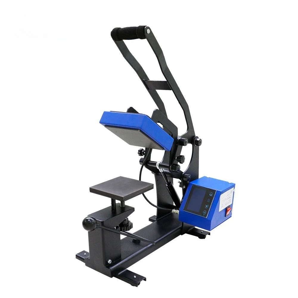Manual multifunctional cap roasting machine 3 in 1 heat transfer machine, badge hat pen hot stamping machine equipment