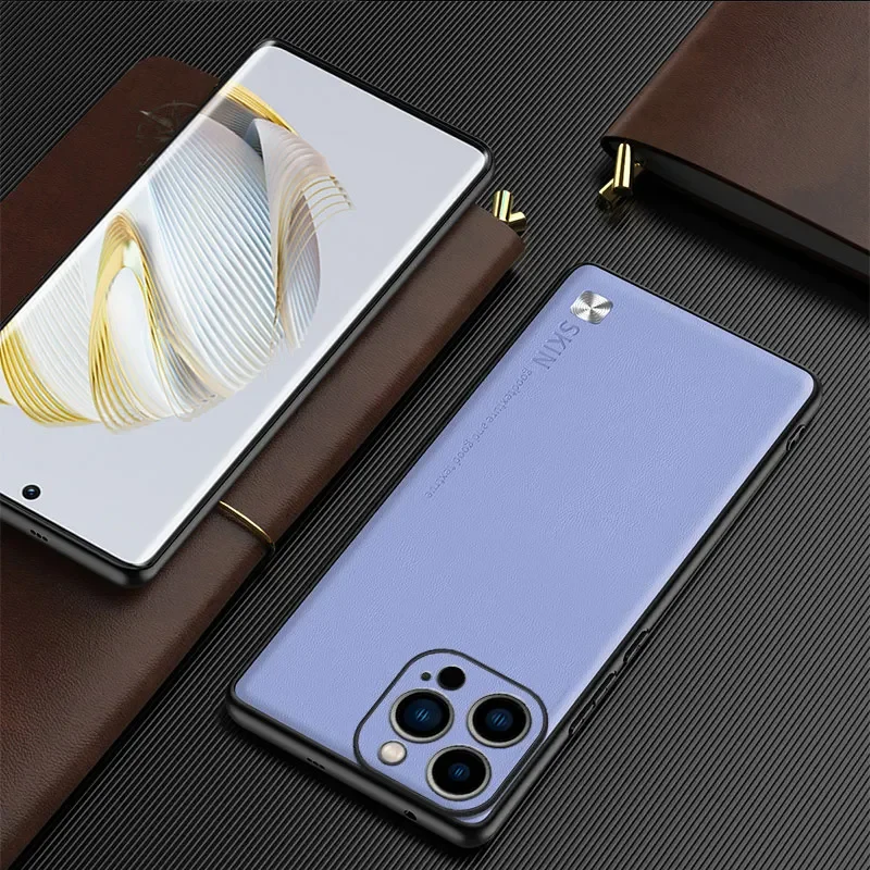 آيفون 12 11 15 16E 14 زائد 13 برو ماكس حافظة هاتف جلدية عدسة حماية كاملة ماتي لينة سيليكون الغطاء الخلفي حالات الوفير