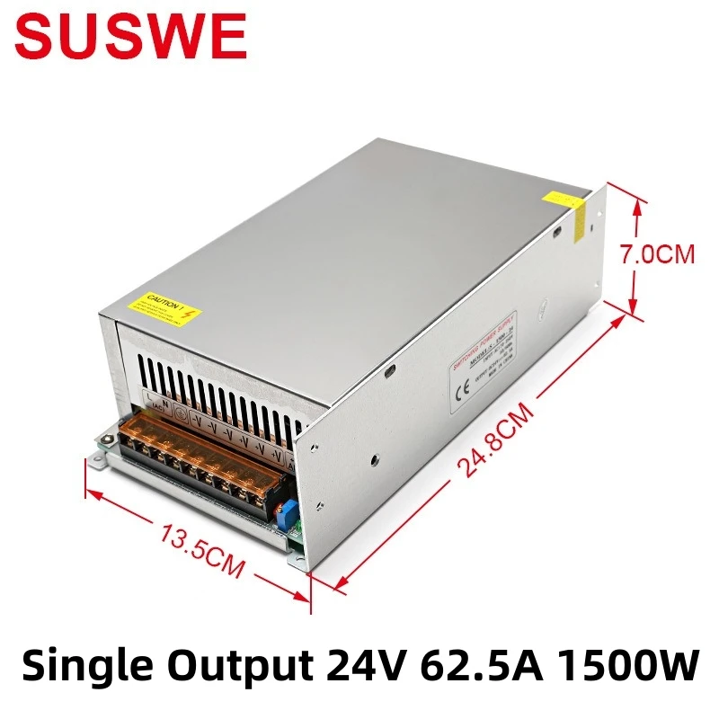 

Switching Power Supply Transformer AC-DC Power Supply 110V to 24V 220V To 24V 125A 1500w SUSWE