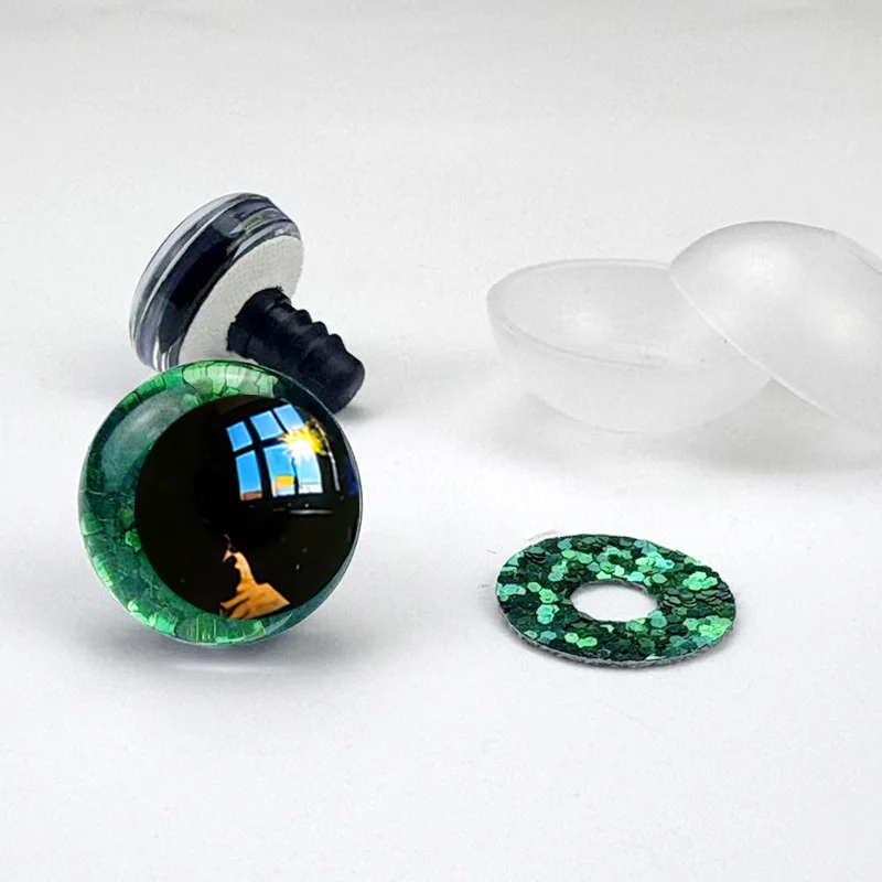 20 einzigartige „Auge“-Spielzeuge, erhältlich in den Größen 14–20 mm, 3D-Cartoon-förmige blinkende Augen, sichere Augen für DIY-Bastelarbeiten. – Detail 13