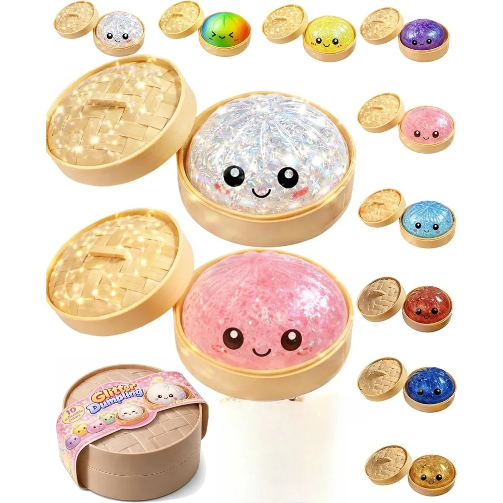 bola-antiestresse-grande-em-formato-de-dumpling-com-vaporizador-brinquedo-sensorial-colorido-e-macio-para-alivio-da-ansiedade-bola-de-massa-para-apertar-para-adultos-e-criancas