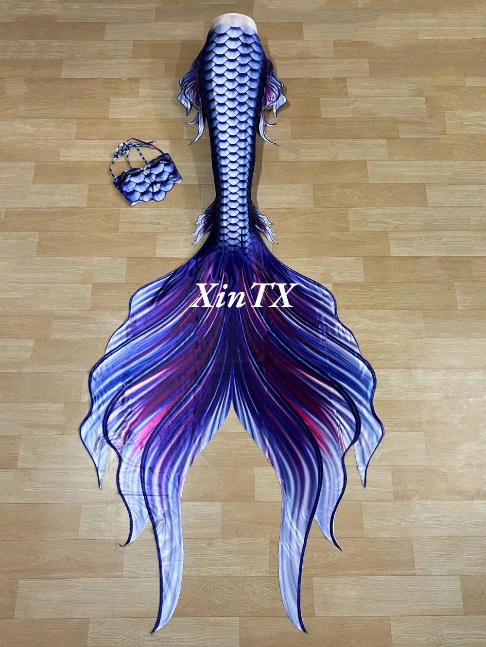 2024 HD Big Mermaid Tail Diving Show Adult Women Beach Costume for Photo Shooting Aquarium Swimming Instructor