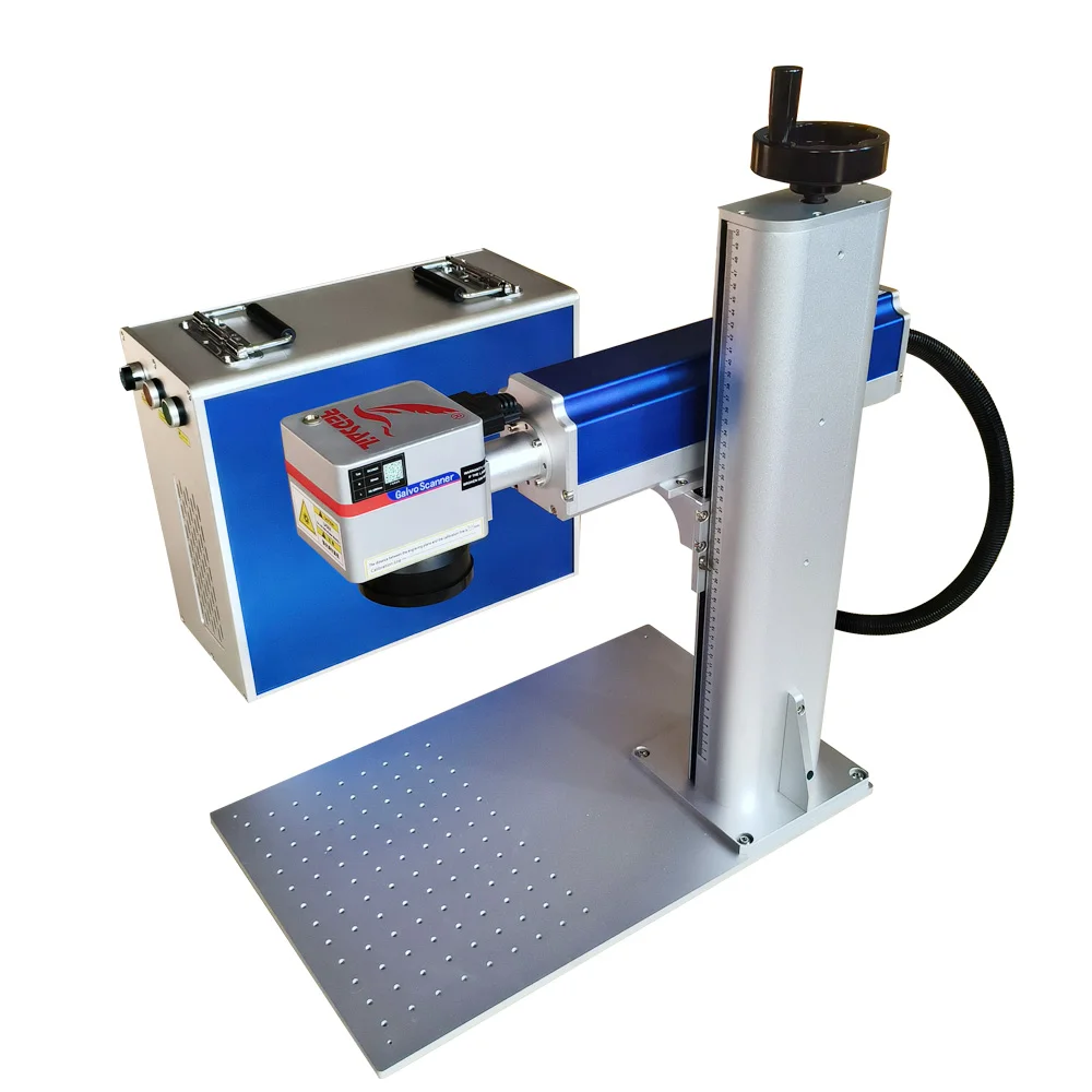 Portable Fiber Laser Marking Machine For Home Use Easy To Operate Air Cooling Laser Marker