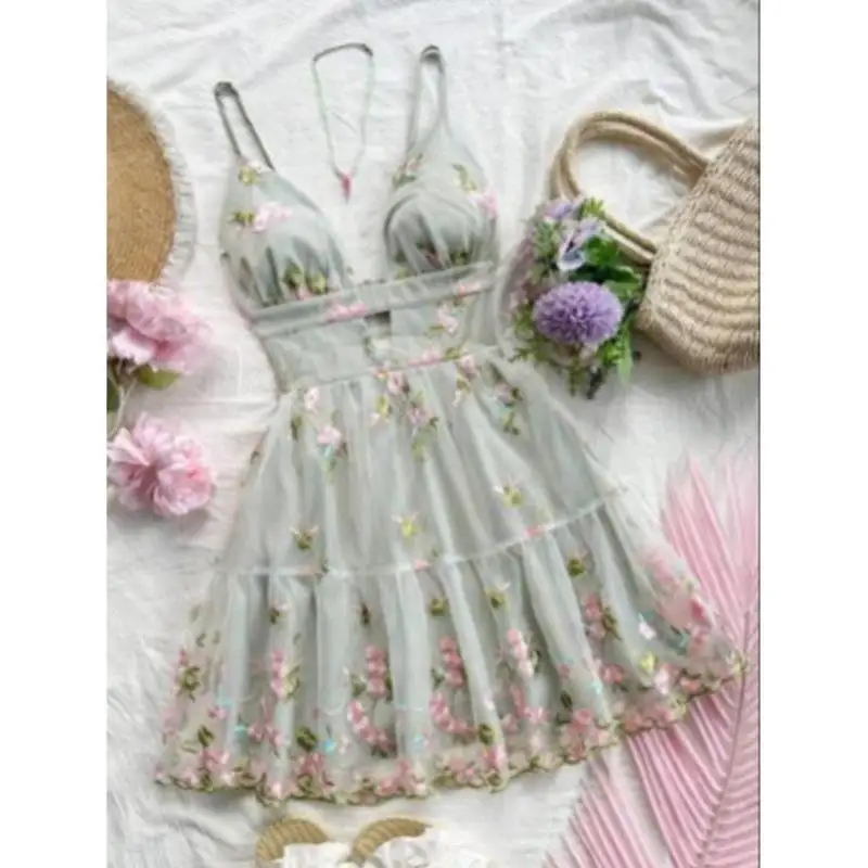 

Men's Casual Sports Set Floral Embroidery Seven Sve Autumn Season Cross-Border New Sle Comfortable Breathable Clothing