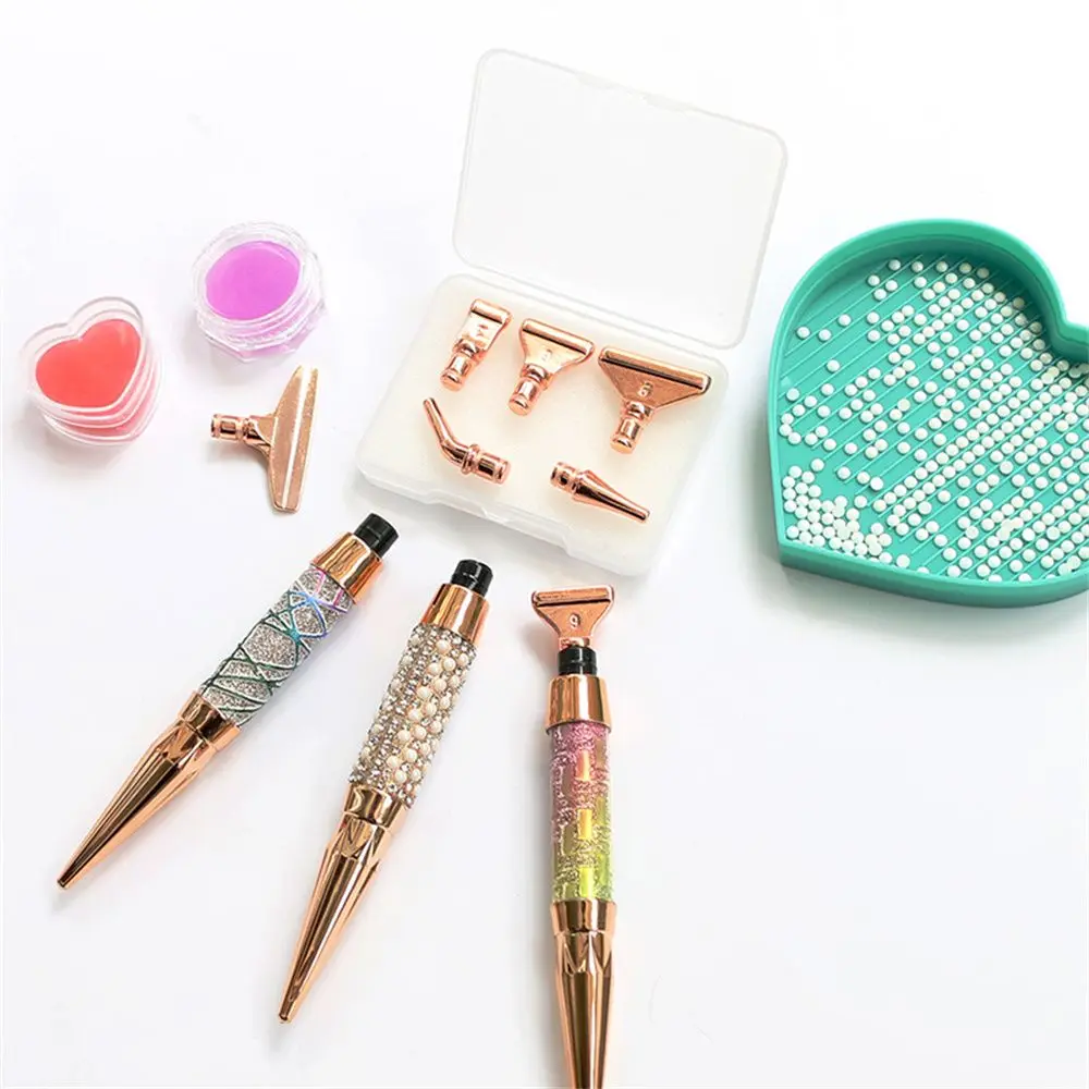 5D Cross Stitch Embroidery Point Drill Pens Diamond Painting Pen Glitter Diamond Diamond Painting Accessories