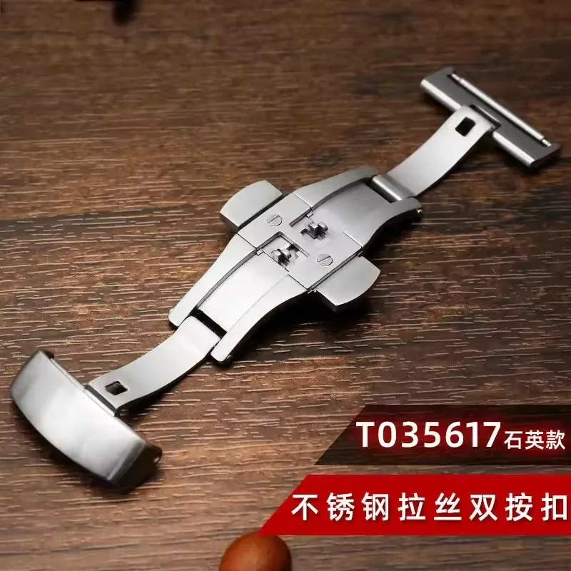 Cinturino per orologio per Tissot COUTURIER T035 T035617 627 T035439 Cinturino 22mm 23mm 24mm Fibbia a pennello Cinturini in vera pelle di vitello