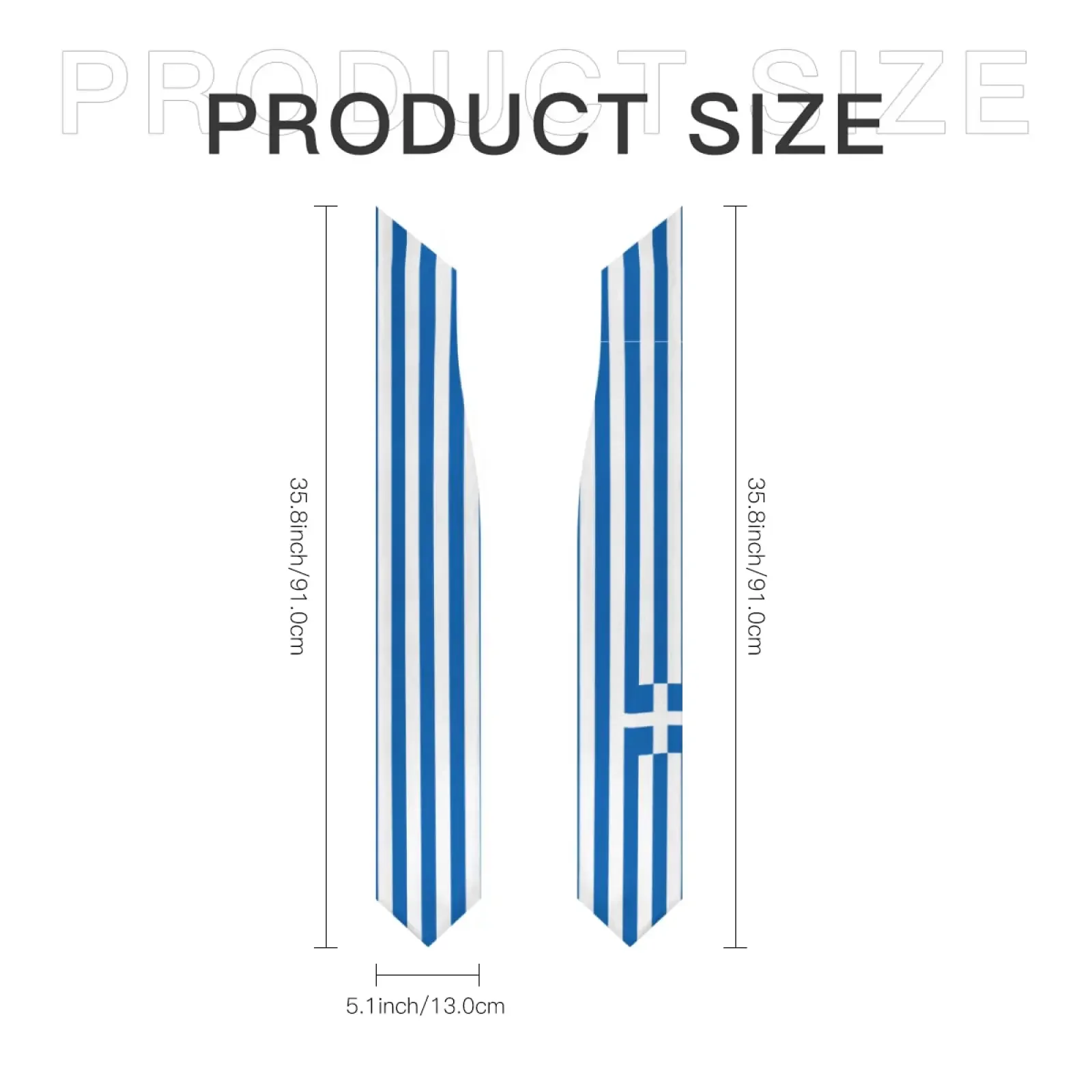 Greece Flag Greek Graduation Stole Shawl Sash Honor For Study Aboard International Students