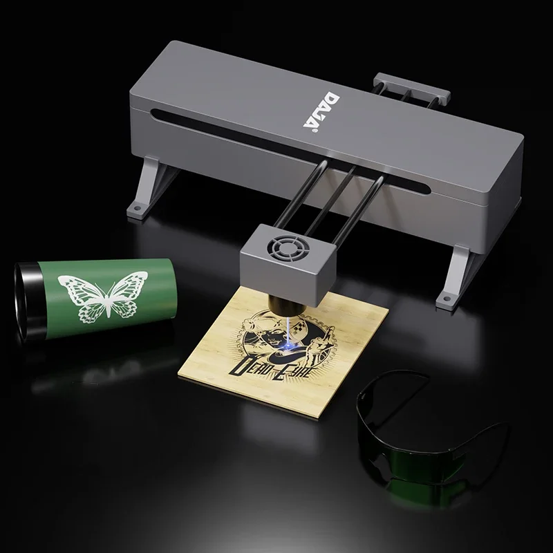 DB 5W laser engraving machine Carving machine a miniature mini marking machine can cut wooden boards, paper sheets, and leather