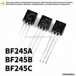 20PCS quality BF245A BF245B BF245C low-noise audio amplifier field-effect transistor JFET speaker microphone