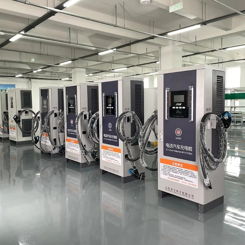 Commercial Card Payment Ccs Gbt 120kw Dc Ev Charger Station Electric Car Charger Charging Station Pole for Electric Cars