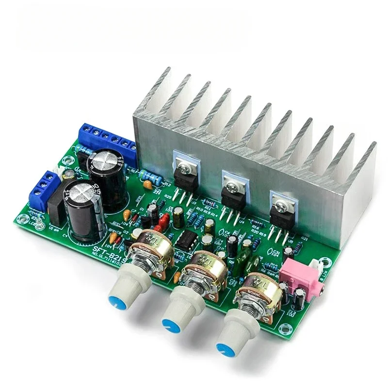 TDA2050+TDA2030A 2 * 15W low-noise high fidelity subwoofer with high power 2.1 amplifier board