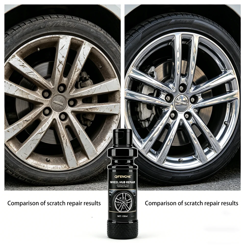 Wheel Hub Repair Polishing Paste Effectively Removes Scratches Restores Luster Inhibits Oxidation Rust Long-Lasting Wheel Rims C
