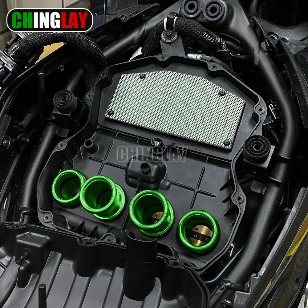

ZX-4R TMS/Torque Management System Funnel Kit For Kawasaki ZX-4R ZX-4RR ZX-25R Air filter funnel changes adjustment kit