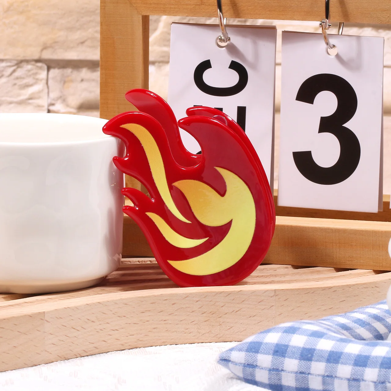 قطعة واحدة من مشبك شعر مخلب اللهب الكرتوني الفريد للاستخدام اليومي، إكسسوار شعر مزخرف لعرض مقابض شعر شخصيتك