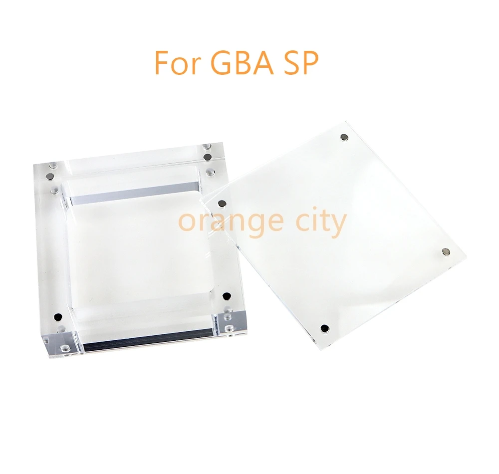 1PC Transparent Acrylic Magnetic Cover Case For GBA SP Game Console Storage Box For Game Boy SP Game Console Accessories - view 4