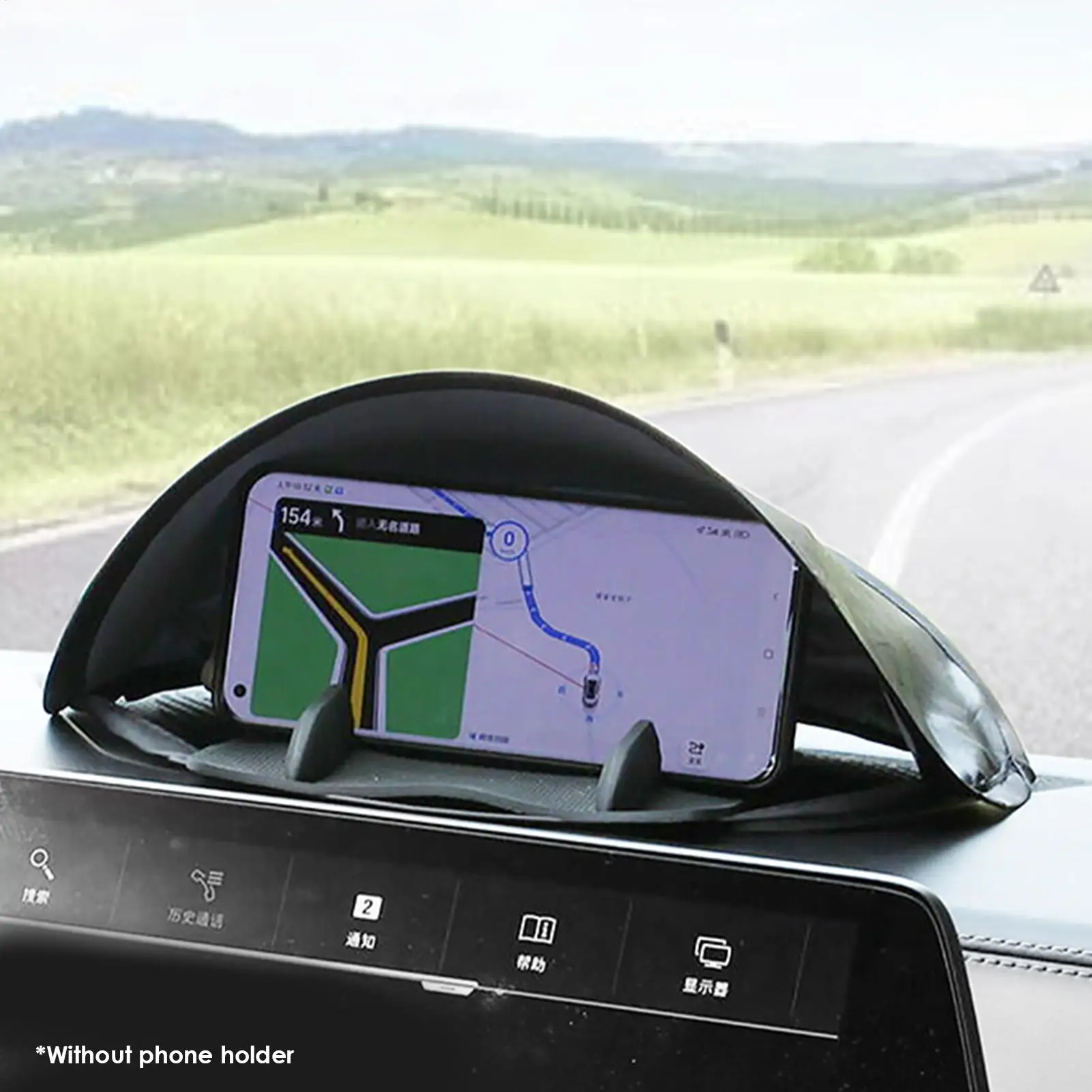 Car GPS Navigation Sunshade Visor Cover Sun Shade Barrier Light Cover Anti-Glare Foldable Navigation Screen Protector for GPS