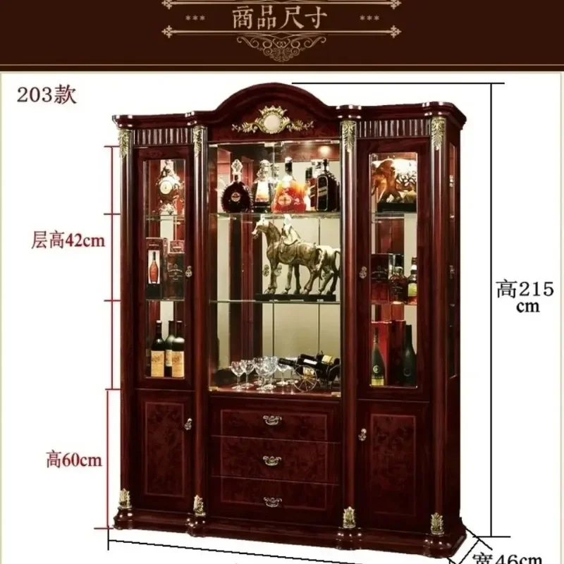 Wine Cabinet Living Room  Decorative Cabinet Dining Room Locker Household Wall Display