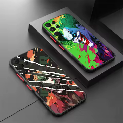 J-Jokers Luxury Cool Art Frosted Translucent For Samsung Galaxy S24 S23 S22 S21 S20 FE S10 S9 S8 Plus Ultra Pro 5G Back