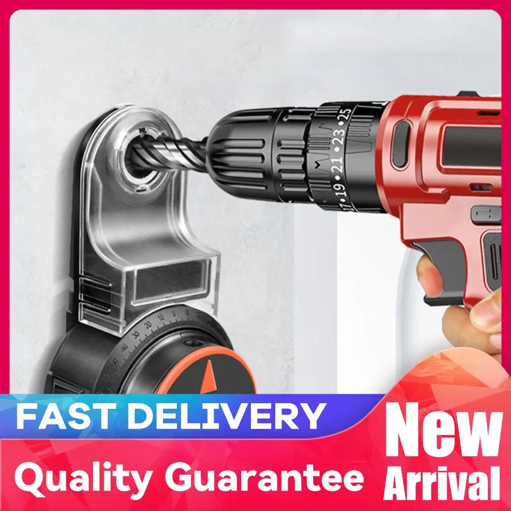 

2 In 1 Wall Electric Suction Vacuum Detachable 360° Level Drill Dust Collection Attachment for Electric Hammer & Drill
